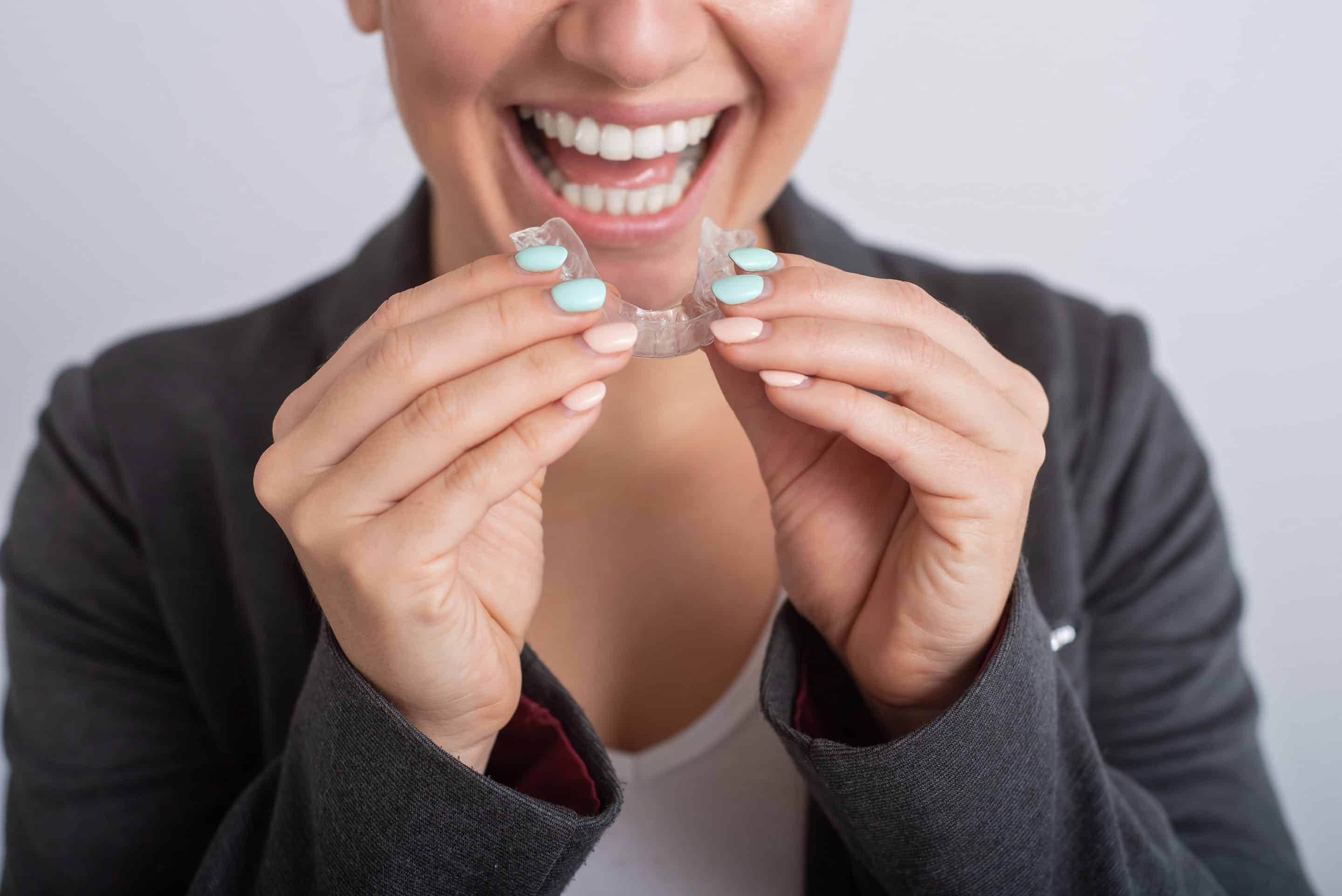 woman smiling clear aligners Magnolia Dental Group in Murfreesboro, TN