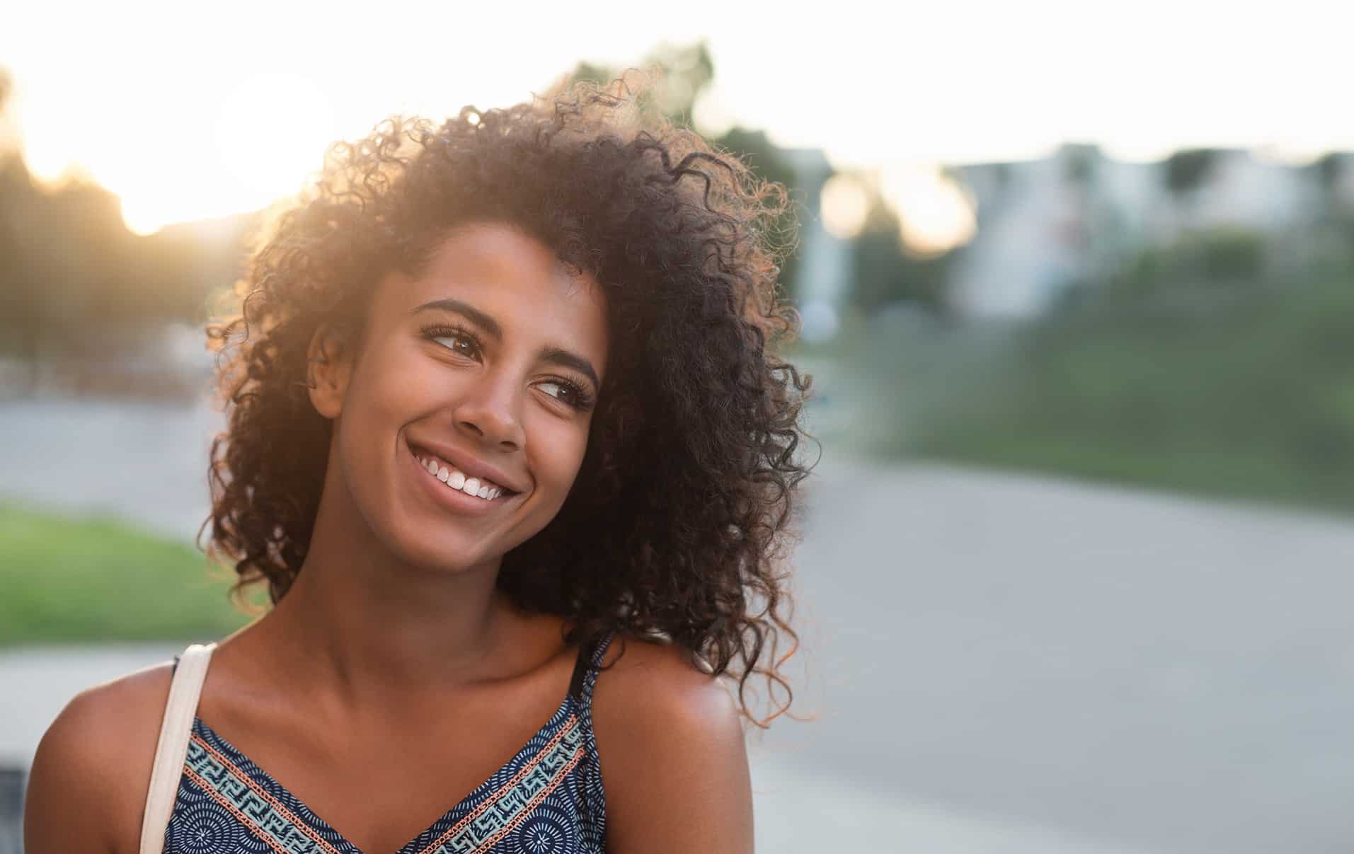 woman smiling - Magnolia Dental Group