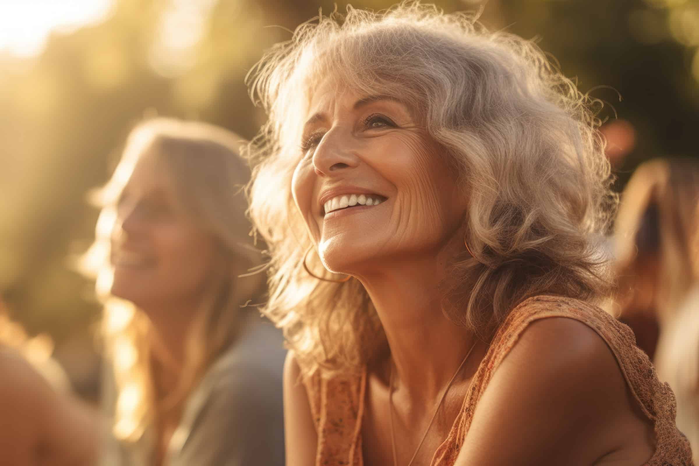 Woman smiling with healthy gums in Murfreesboro, TN