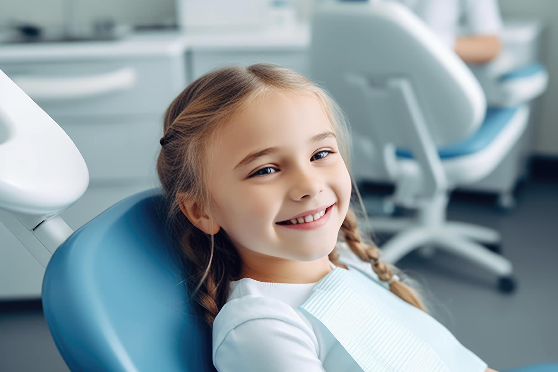 Girl with tooth-colored cavity fillings in Murfreesboro, TN